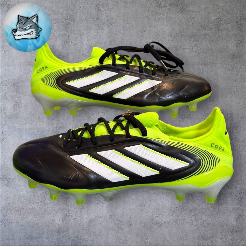Adidas Soccer Cleats Men Size 5 Copa Pure 3 Elite FG Core Black‎ White JH6304